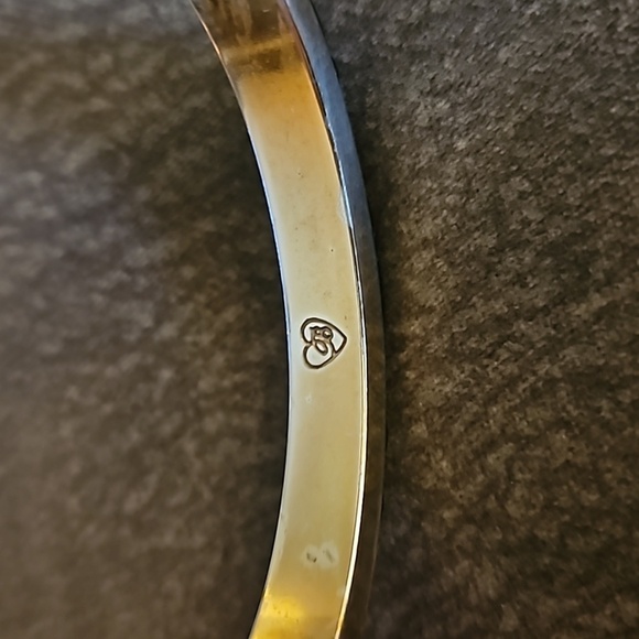 BRIGHTON Two-tone Black Braided Leather Talana Clamper Bracelet - Picture 7 of 7